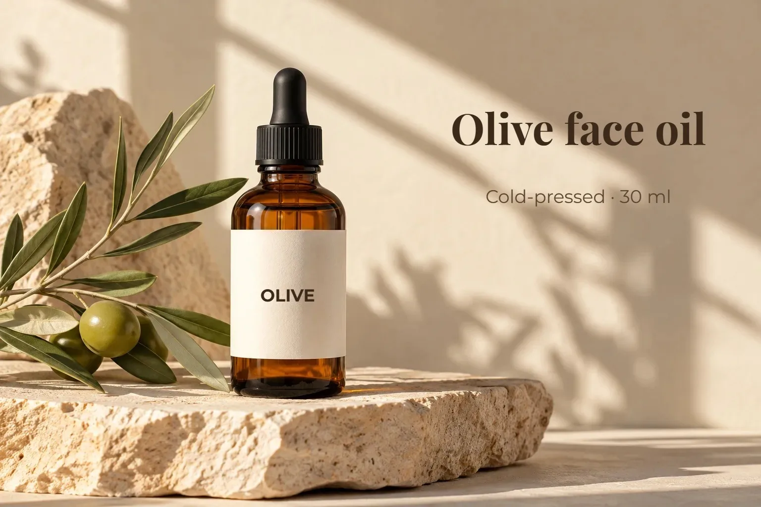 The product photo downloaded with its headline and bottle label