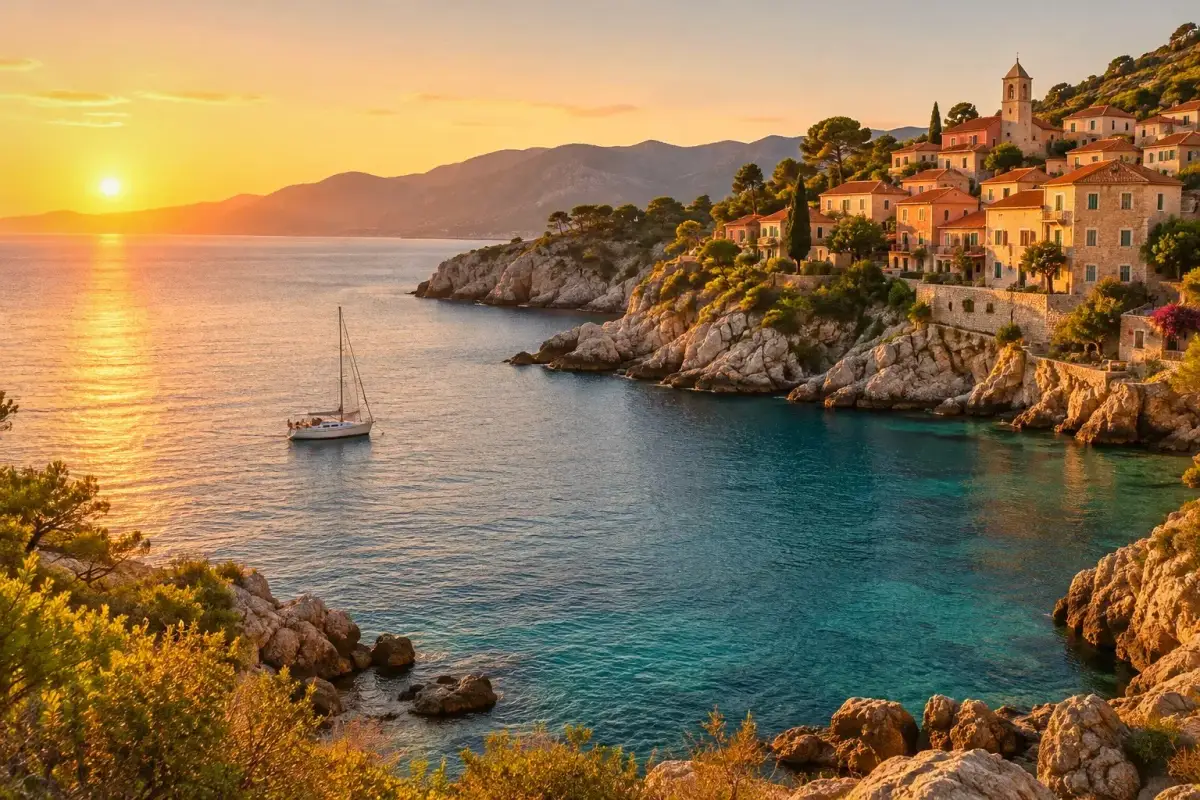 The cove photo with the Golden Hour portrait look