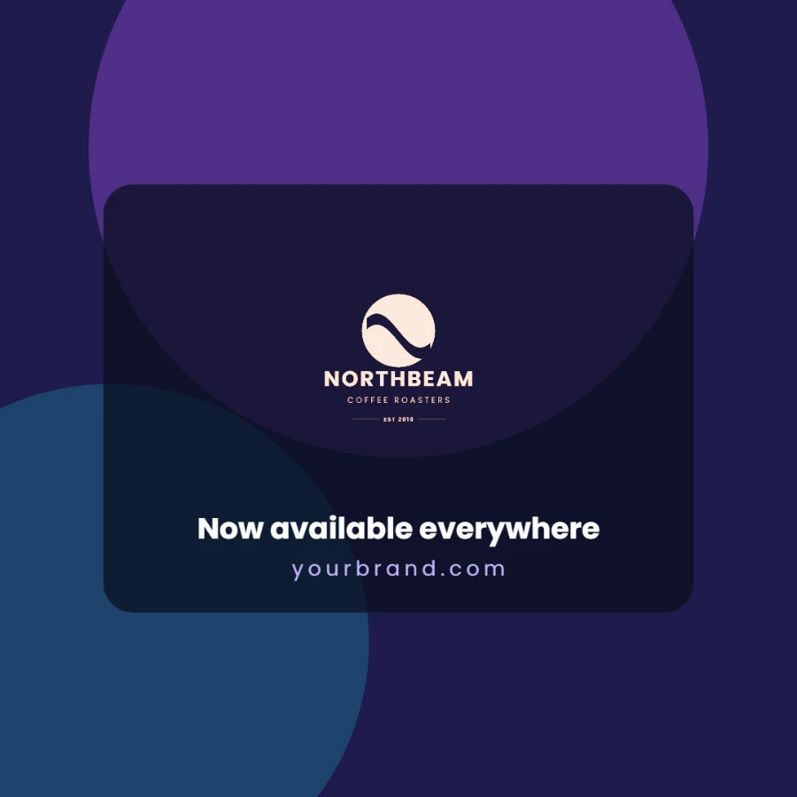 Logo Reveal Post in Soft Gradient template preview