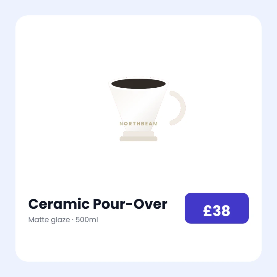 Price Tag Product Post template preview