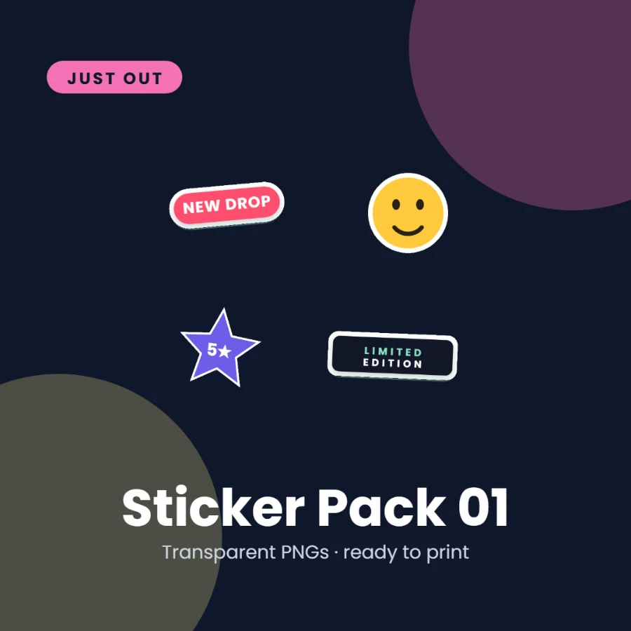 Sticker Drop Instagram Post template preview