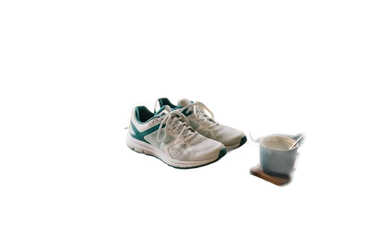 Sneaker sample after HueFold AI removed its original background and placed it on white
